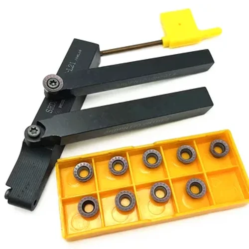 Ekstern dreieverktøyholder SRDPN1010H10 SRDPN1212H10 SRDPN1616H10 SRDPN2020K for RPMT10T3 Borestang Hardmetallinnsatsblad