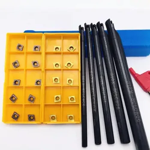 S06K / S07K / S08K / S10K / S12M SCLCR06 Dụng cụ xoay xoắn ốc 95 độ SCLCR06 Thanh nhàm chán CCMT060204 Dụng cụ phay tiện
