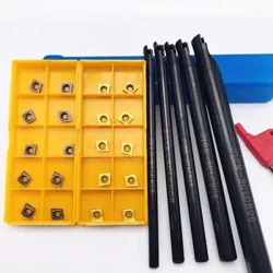S06K / S07K / S08K / S10K / S12M SCLCR06 Dụng cụ xoay xoắn ốc 95 độ SCLCR06 Thanh nhàm chán CCMT060204 Dụng cụ phay tiện