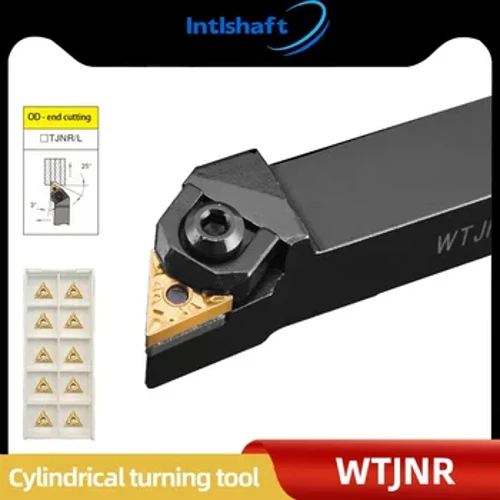 WTJNR2020K16 WTJNR 1616H16 WTJNR2525M16 Extern Dräilännereck-Tool Holder TNMG Carbide Inserts Dréibänk Ausschneiden Tools Set