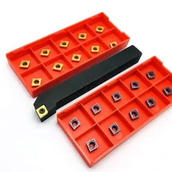 SCLCR1212H06 SCLCR1010H06 SCLCR1616H06 Daşarky öwrüm gurallary posty + CCMT060204 Karbid torna gurallary CNC öwrüliş SCLCR