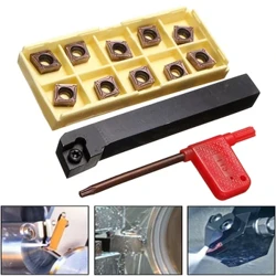 Svarvtråd som vrider verktyget SCLCR1212H09 Verktygshållare CCMT09T304 Carbide Thread Turning Insert Lathe Boring Bar Cutting Accessories