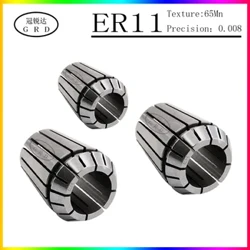 Sa'o 0.008 ER11 Collet Chuck masini togitogi puna Collets 1-7mm 8mm CNC Spindle ER Mea faigaluega AA ER11 Nuts Chuck