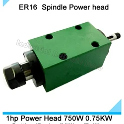 ER16 750W 1hj jõupea 0,75KW 4tk laagrid puurimiseks/freesimiseks/puurimiseks tööpinkide Spindli pöörlemiskiirus Max. 3000 pööret minutis