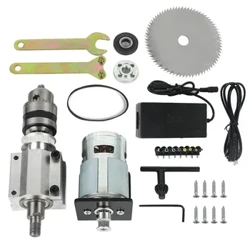 Umshini Wokusika Amasaha I-Spindle Ibhentshi Ithuluzi Logesi I-Wood Chain 8000RPM Mini Table Saw 775 24V Ukusika Umshini Wokugaya