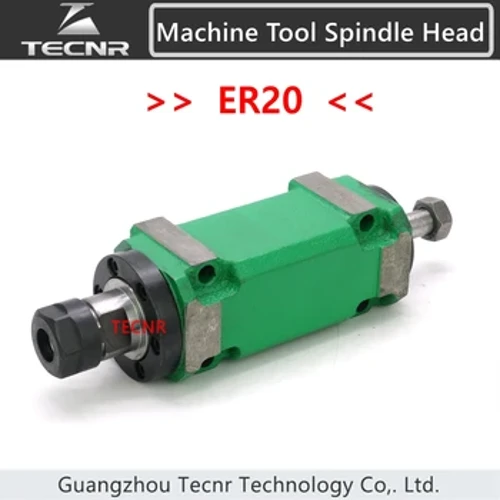 750 W 1 pk ER20 Max. 3000 ~ 8000 rpm Power Head Power Unit Machine Tool Spindel Hoofd voor saai frezen boren tikken Machine