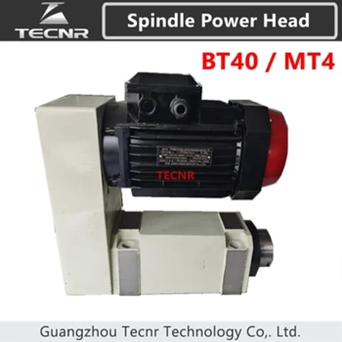 3KW 4Hp BT40 dengan Motor Power Head Unit Daya Alat Mesin Spindle Head untuk Boring Milling Pengeboran Mesin Tapping
