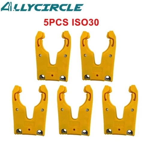 5 Darn ISO30 Cladd Deiliad Offeryn ar gyfer ISO30 Offeryn Changer Grippers ATC CNC Llwybrydd Spindle Engrafiad Peiriant ISO30 Deiliad Offeryn Claw