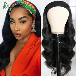 I-Headband Iwigi Umzimba Wave Amawigi Ezinwele Zomuntu Ngebhande Lekhanda I-Brazilian Remy Umzimba Wave I-Headband I-Wig Izinwele Zomuntu Isikhafu Iwigi Sabesifazane