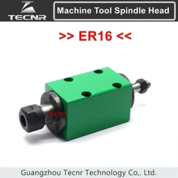 ER16 Power Head Power Max. 3000 ~ 6000rpm Eenheetsmaschinn Tool Spindelkopf fir langweileg Fräsen Bohrtappmaschinn