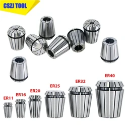 ER11 ER16 ER20 ER25 ER32 ER Precision gwanwyn collet chuck 0.008mm ar gyfer deiliad offeryn melino CNC Engrafiad modur gwerthyd peiriant