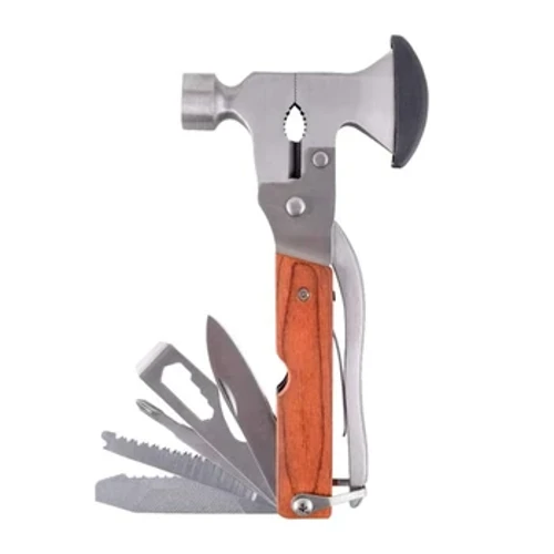 I-Multifunction Ax Survival Ax Pliers Entsha Kakhulu I-MultiTool Camping Ax Hammer Outdoor Escape Tool I-Portable Pliers Pocket Knife