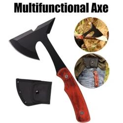 Survival Ov Tomahawk Axe Ko'p funktsiyali Axe Hatchet Kamping Qo'lda yong'in zanglamaydigan po'latdan yasalgan bolta suyak pichog'i Ochiq havoda omon qolish vositasi