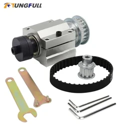 Tafelzaagspindel Miniatuur houtbewerkingstafelzaag Geen bewegende spindelzitting Minisnijmachine Cirkelzaagtafel