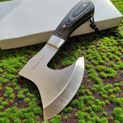 Axe Màu Tay Cầm Gỗ Chiến Thuật Ngoài Trời Tự Vệ Axe Cắm Trại Đa Năng Axe Cho Chế Biến Gỗ Trong Rừng Rìu dụng Cụ