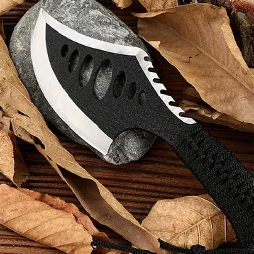 Outdoor Multi-Zweck Holzaarbecht Axt Camping Héich Kuelestol Taille Axt Holz Spaltung Taktesch Axt Iwwerliewe Killing Logging A