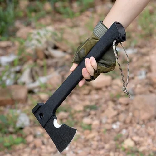 Đa Năng Ngoài Trời Axe Củi Cắt Axe Lĩnh Vực Thiết Bị Axe Núi Cắt Axe Cứu Sinh Còi Răng Cưa Dao
