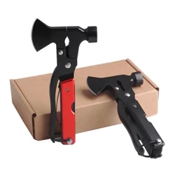 Multifunctional stainless steel multifunctional imbazo yangaphandle ikhempu ephathekayo ephathekayo egoqayo ithuluzi eliphuthumayo