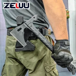 Bagong Arrival Tactical Tomahawk Camping Axe Panlabas na pagtatanggol sa sarili Multi Function Hiking Logging Axe Survival Tools