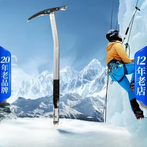 Đa năng thép không gỉ băng lớn rìu leo ​​băng phá băng rìu đi bộ leo núi cuốc dương cuốc