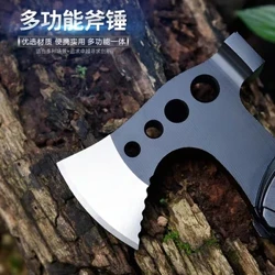 Multifungsi kapak tangan insinyur pemadam kebakaran kapak outdoor alat pertahanan diri kendaraan rusak jendhela pinggang kapak palu pangopènan kaslametané