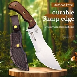 WPKOPYA Heavy Duty multifunktionell Tang Dynastie Brennholzmesser, Camping Tool Messer, Outdoor Kichen Messer, Landwirtschaft Messer
