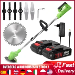 21V Tanpa Kabel Mesin Pemotong Rumput 25000 Rpm Listrik Pemangkas Rumput Cutter Rilis Otomatis Isi Ulang Rumah Berkebun Mesin Pemotong Rumput