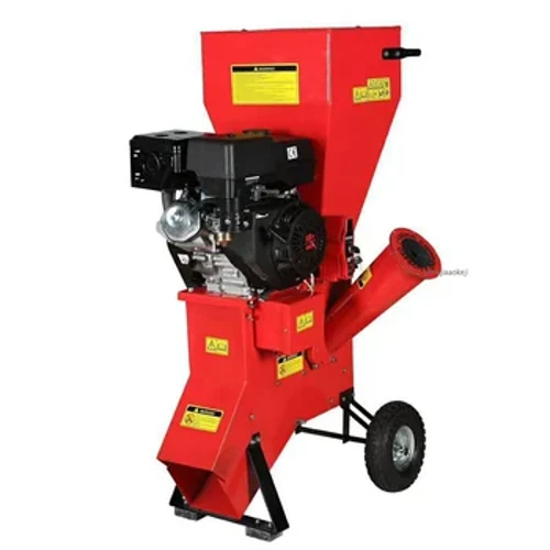 13HP/3600rpm Dört zamanlı Gazlı Odun Parçalayıcı Profesyonel Bahçe Meyve Bahçesi Mobil Parçalama Makinesi Çok fonksiyonlu Ağaç/yaprak Kırıcı