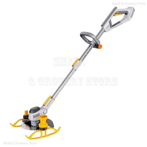 18V Cordless Electric Brush Cutter Ditarik Rumah Stringless Weed Eater Pemangkas Handheld Mesin Pemotong Rumput untuk Halaman Taman