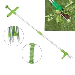 Root Remover Ngoài Trời Weeder Di Động Hướng Dẫn Sử Dụng Bãi Cỏ Dài Xử Lý Nhôm Đứng Lên Weed Puller Nhẹ