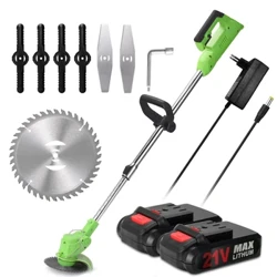 21V Điện Máy Cắt Cỏ 25000 Vòng/phút Máy Cắt Cỏ Tự Động Phát Hành Nhà Sạc Làm Vườn Bãi Cỏ Cắt Tỉa Máy