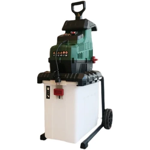 220V 2800W husholdningskraftig elektrisk grenkvern Knusing av treblader/grener/bananblader/bambushageverktøy