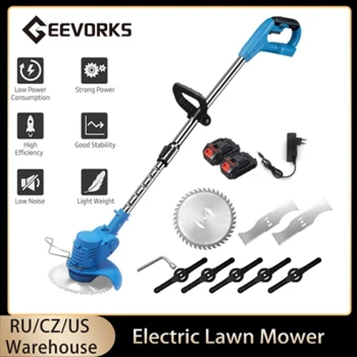 21V Có Thể Điều Chỉnh Kính Thiên Văn Cầm Tay Không Dây Cỏ Tông Đơ Điện Máy Cắt Cỏ Pin Sạc Lithium 1500MAh Dụng Cụ Làm Vườn