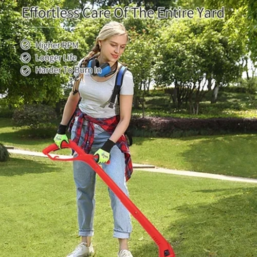 Mini Elektrische Grasmaaier 220V 12500 RPM Handheld Elektrische Opvouwbare Grasmaaier Verstelbare Elektrische Trimmer Tuin Snoeigereedschap