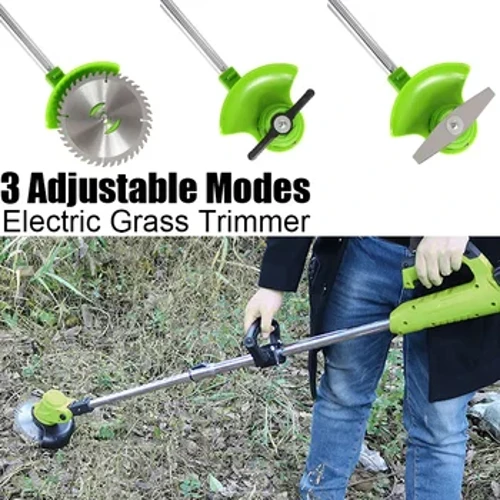 คุณภาพสูงไร้สายไฟฟ้าTrimmer 3 โหมดปรับได้ 24V, 1500MAhแบตเตอรี่มือถือไฟฟ้าเครื่องตัดหญ้าสวนเครื่องมือ