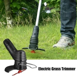 Elektriskais zāles trimeris Akumulatora nezāļu iznīcinātājs Weed Wacker ūdensizturīgs zāles pļāvējs Elektriskais zāles trimeris dārza instrumenti