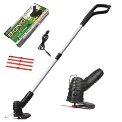 Cortacésped eléctrico inalámbrico, cortacésped recargable de longitud ajustable, Mini cortacésped portátil con carga USB para jardín/césped