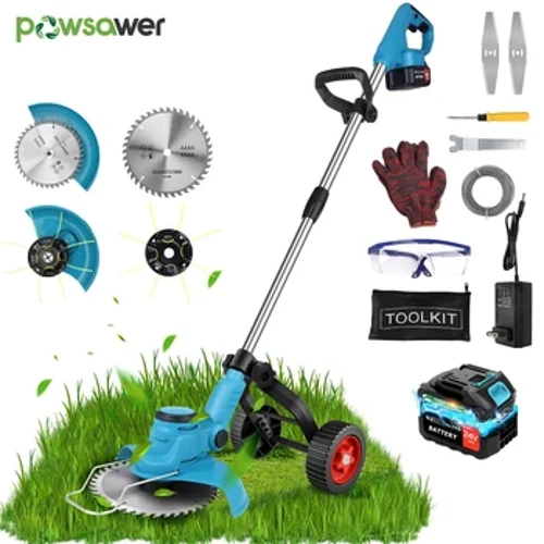 Powsawer 8 pouces électrique sans brosse coupe coupe gazon tondeuse à gazon tondeuse automatique tondeuse de jardin pour Makita outils de jardin pelouse cour