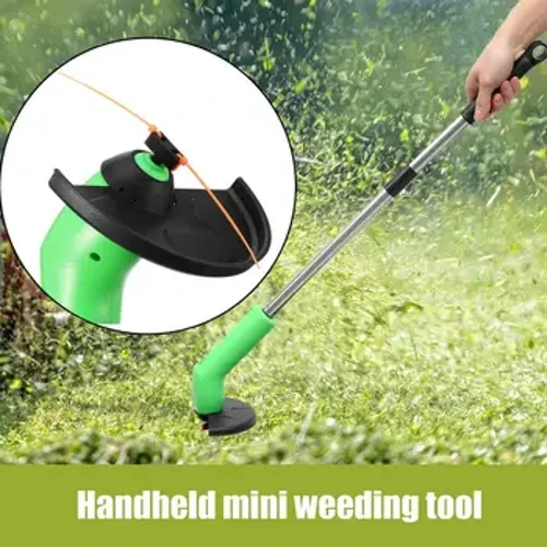 I-Electric Grass Trimmer Handheld Garden string Cutter Pruning Mini Lown Mower