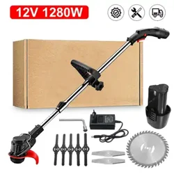 Portable elektresche Gras Trimmer Handheld Rasenmäer Landwirtschaft Haushalt Cordless Weeder Gaart Pruning Tool Pinselschneider