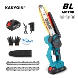 3000W 8 Inch Không Chổi Than Điện Không Dây Cưa Điện Mini Tỉa Cưa Cầm Tay Máy Cưa Gỗ Cắt Vườn Dụng Cụ