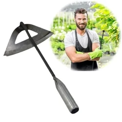 1 pc All-steel paʻa paʻa ʻia ʻo Hollow Hoe Paʻa lima Weeding Rake Kanu Laʻai Mahiʻai Māla Mahiʻai Mea Weeding Mea