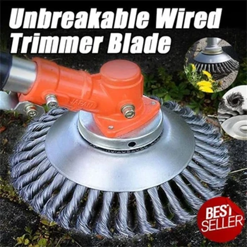 6 Zoll Stahldrahtrad Pinsel Disc Weed Pinsel Cutter Head Garden Weed Pinsel Rasenmäher Universal Gras Trimmer Heads Cutter Tool