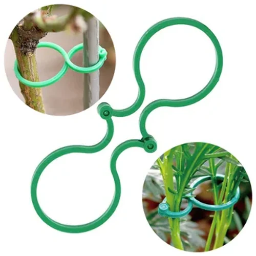 10-300 Pcs Māla Meakanu Twist Clip Ties Kākoʻo i nā mea kanu hou i ka ulu ʻana o ka ʻōmato hoʻohui i ka pale ʻana i nā mea hana hoʻoponopono.