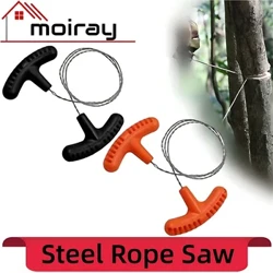 1/2PCS Edelstahl Drot Saw Schneid Seil Kette Ausrüstung fir Nout Rees Camping Wanderungen Outdoor Survive Pruning Tools