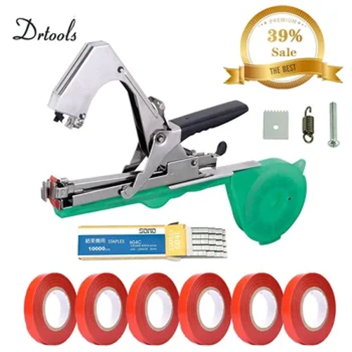 Drtools Gaart Tools Garter Planzen Planz Branch Hand Bindung Bindmaschinn Gehackte Geméis Tapener Tapes Heem Gaart