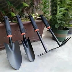 Set di attrezzi manuali da giardino, rastrello per coltivatore manuale a pala larga, strumento per coltivatore a doppia faccia per scavare, trapiantare, diserbo