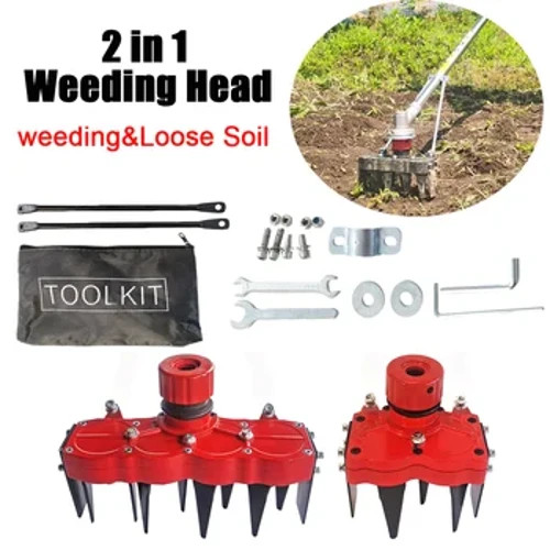2024 Weeding Ceann Grass Remover Uirlis Ceangaltán 2 in 1 Rothaí Weeding Uirlisí Gairdín Roth Weeding Bosca Fearas Meaisín Weeding