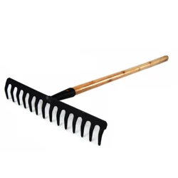 ʻO ka mea pono ʻole Super Practical Garden Hand Rake Mini Hand Cultivator no ka Mahiʻai ʻana i ka Lawn Grass Leaf Rake Gardening.