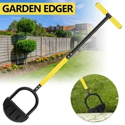 Bahçe Edger Testere Dişi El Edger Uzun Saplı Manuel Ergonomik Peyzaj Kenar Aracı Kaldırım Driveway Çiçek Yatakları için